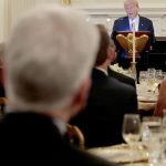 Trump says 10 hostages will be returning from Gaza ‘very shortly’ during White House dinner with allies