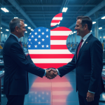 Apple to invest $100B more in US manufacturing amid tariff threats