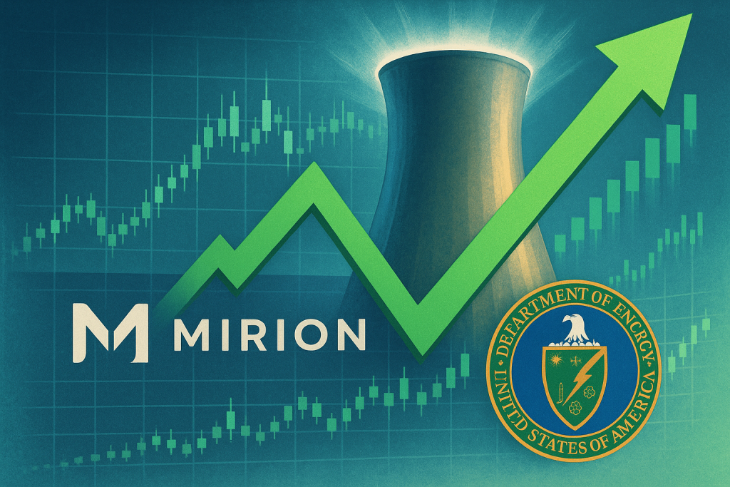 Mirion Technologies surge on JPMorgan coverage and DOE funding prospects