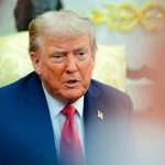 As Trump’s bawdy birthday message to Jeffrey Epstein appears, he still insists he never sent it