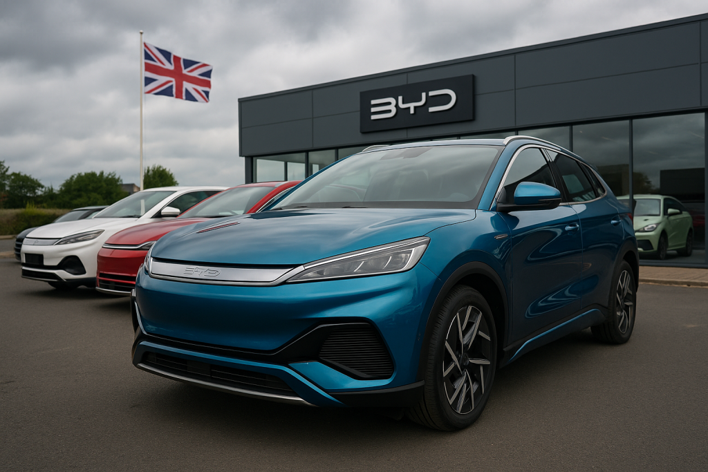 BYD becomes the UK’s fastest-growing EV maker as sales jump 880%