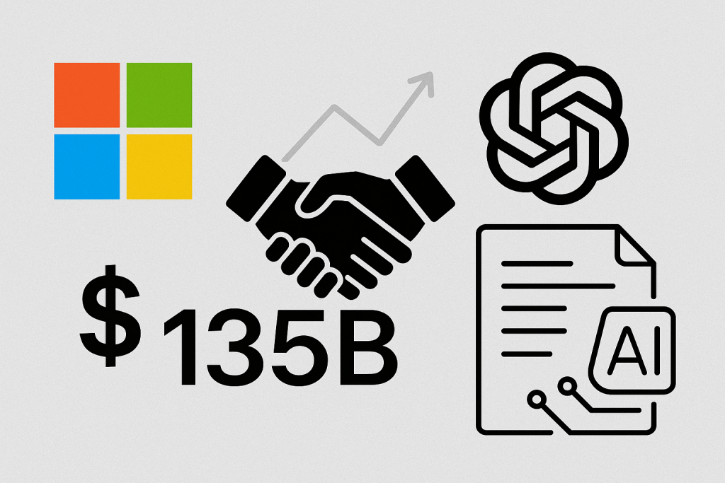 Microsoft deepens OpenAI alliance with $135 billion deal and AI access until 2032