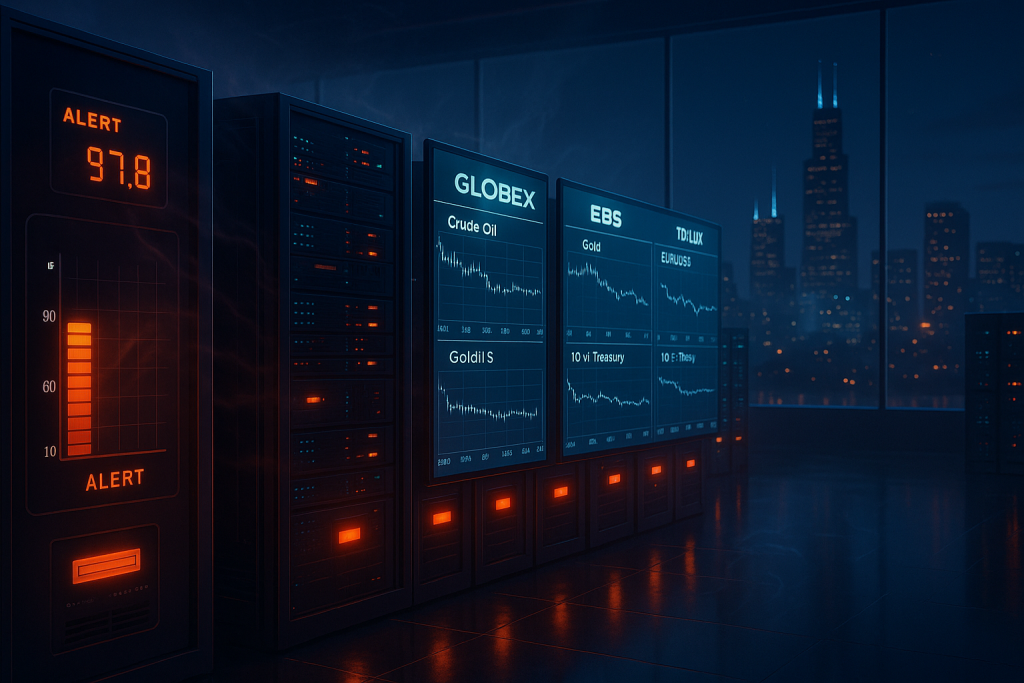 What happens to oil, gold and FX when the CME’s data center goes down?