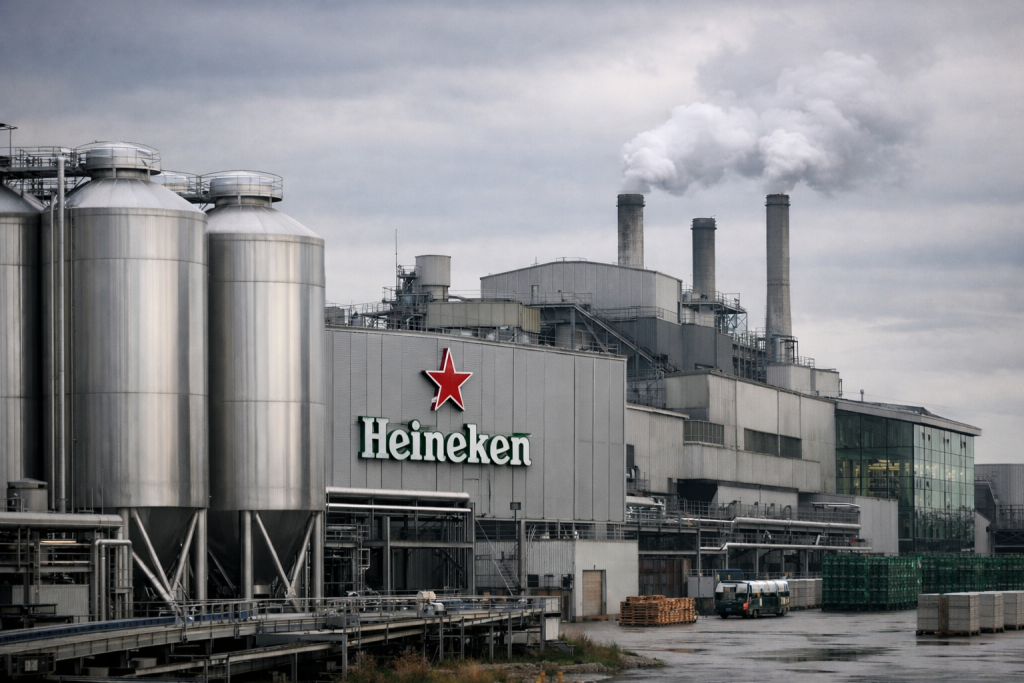 Heineken shares fall as CEO to step down; analysts mixed on strategic outlook
