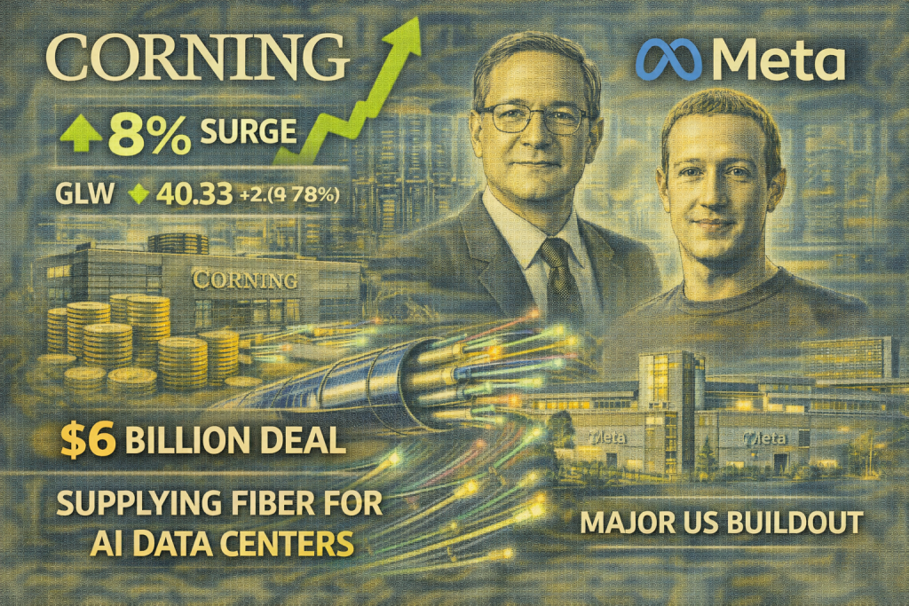 Corning stock soars over 9%: why investors are cheering Meta partnership
