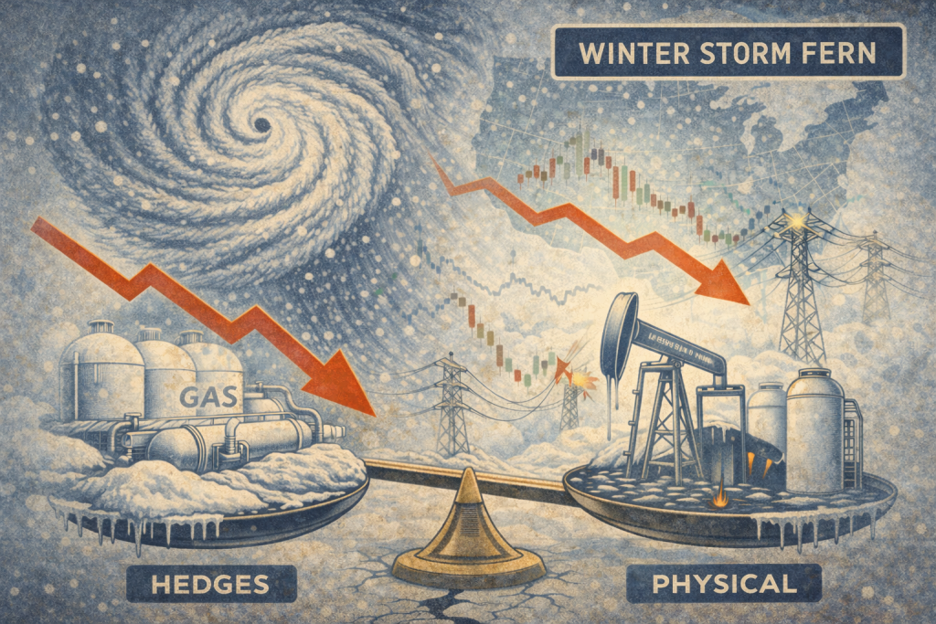 Rystad forecasts 20 Bcfd US gas loss and oil output hit as winter storm Fern wreaks havoc