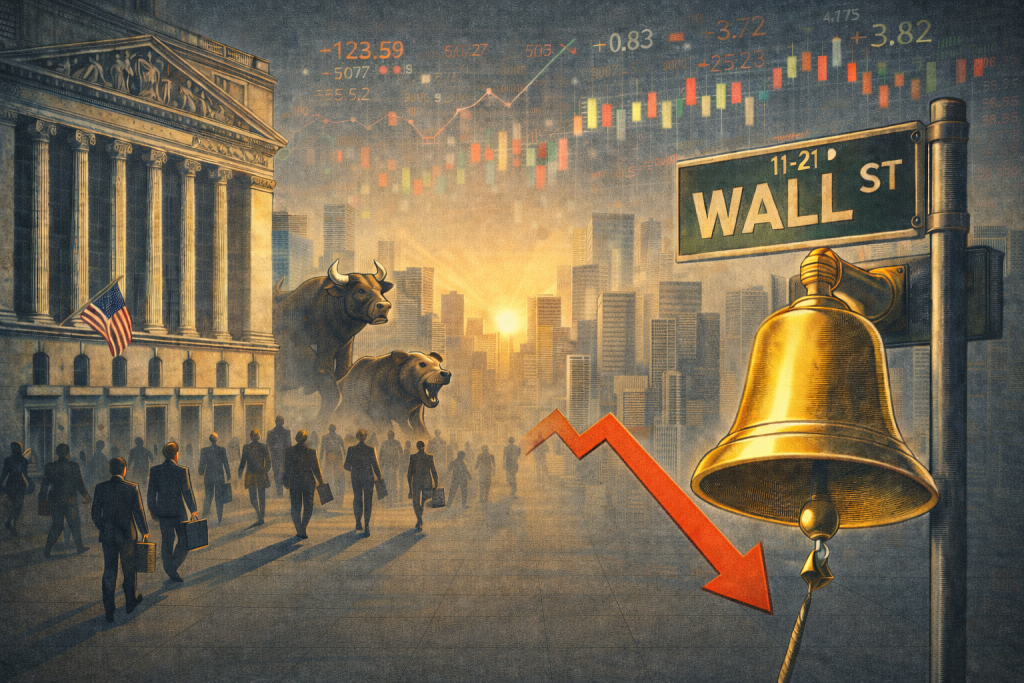 US stocks open in the red: S&P down 0.5%, Nasdaq slips around 1%