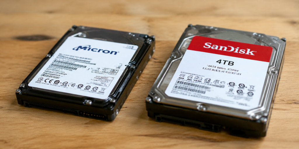 Micron, Sandisk, other memory stocks tumble on high AI spending and rate hike fears