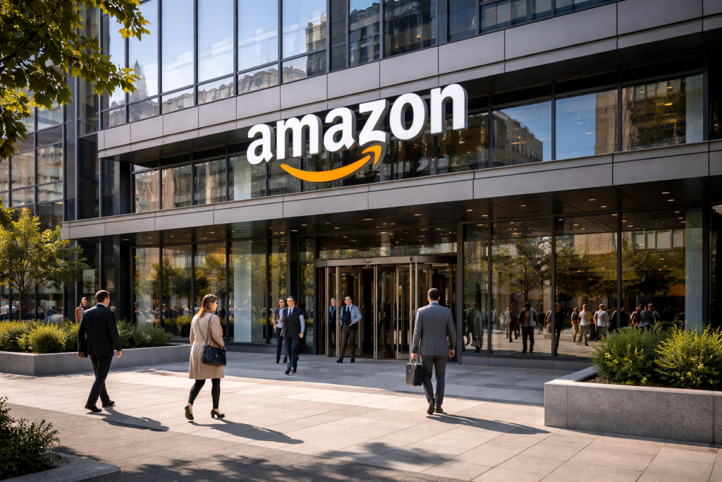 Why is Amazon stock surging 4% today