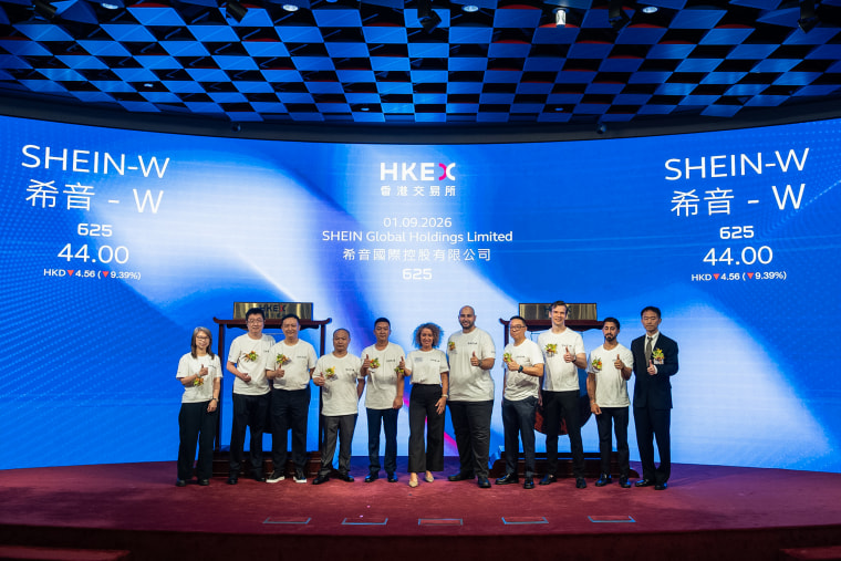 Shares in fast fashion retailer Shein slide in long-delayed Hong Kong debut