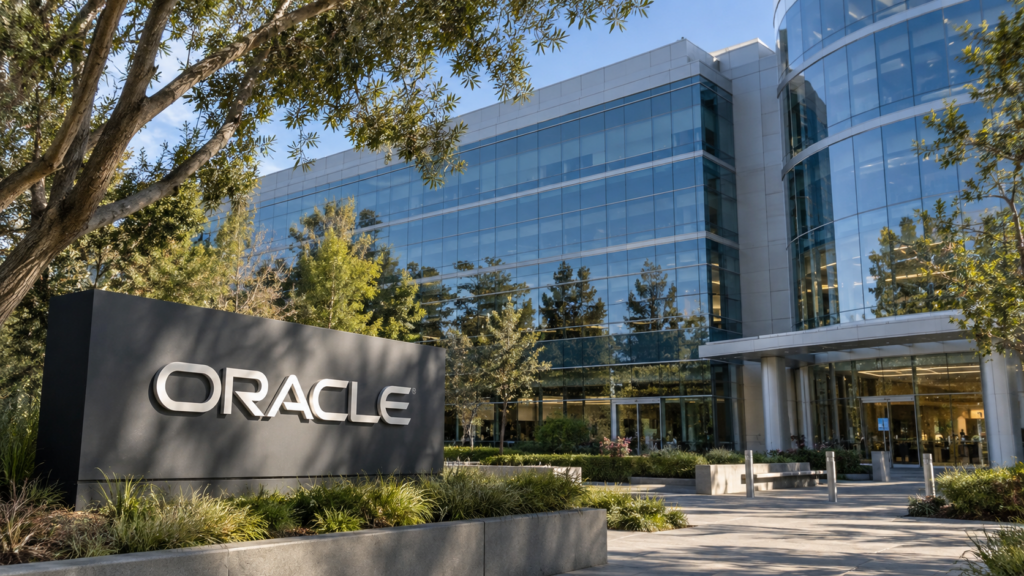 Why is Oracle stock falling 4% today?