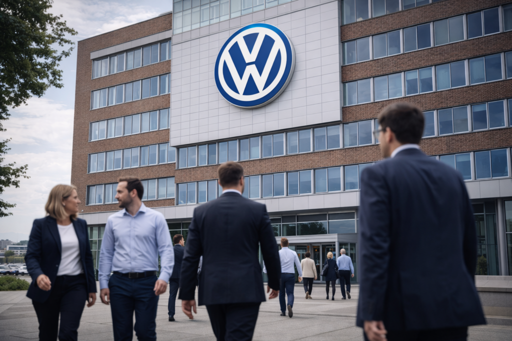 Volkswagen stock plunges as €10B hit forces 2026 profit outlook cut