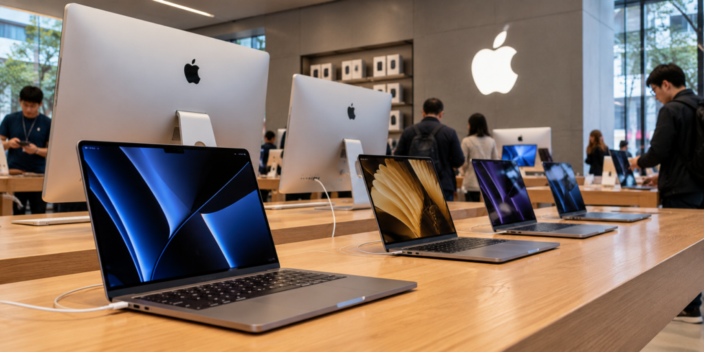 Apple stock rises as new macbook launch draws analyst support