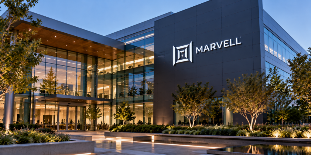 Why is Marvell Technology falling despite raising revenue outlook to $90B