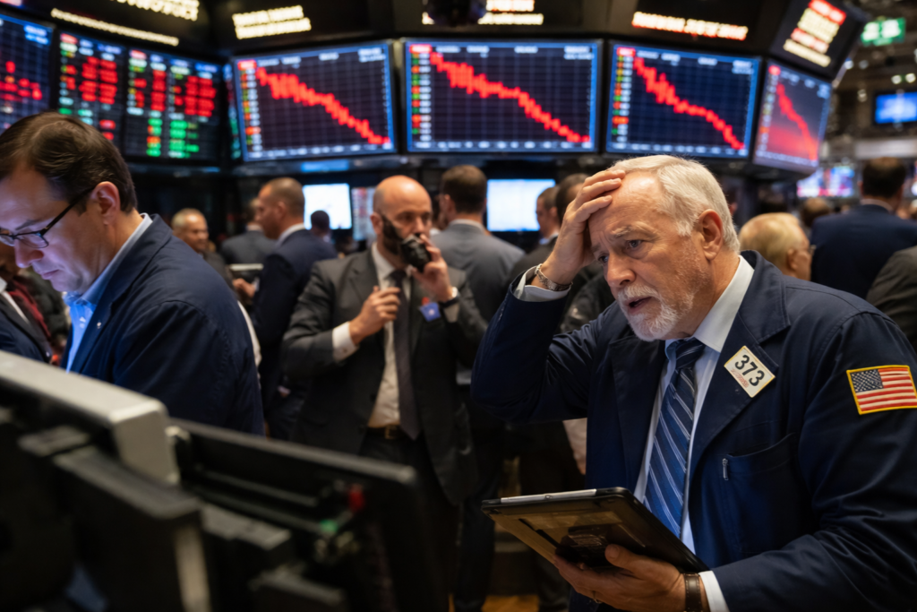 Nasdaq falls 1.2% as AI sell-off deepens on inflation and Fed rate fears